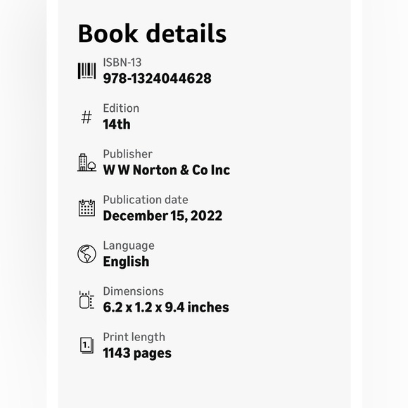 The Norton Introduction to Literature 14th Edition - Picture 5 of 6